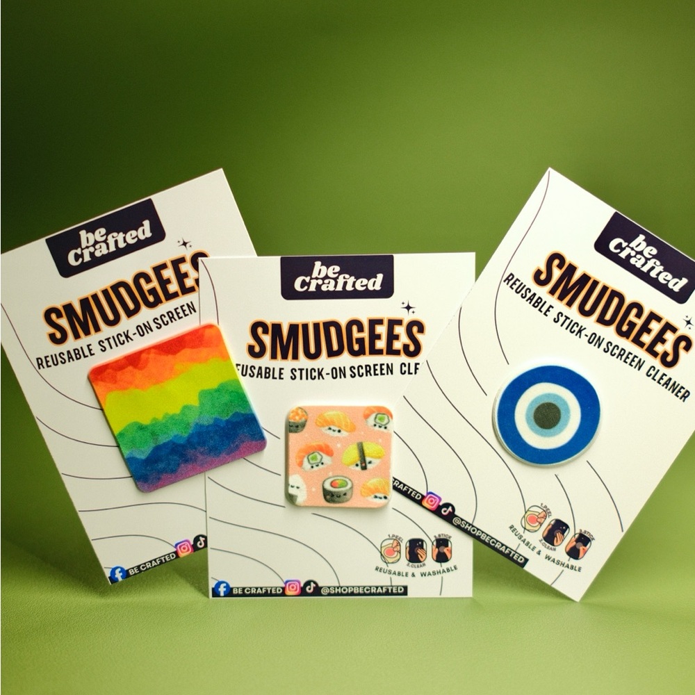 Be Crafted Smudgees Reusable Screen Cleaners